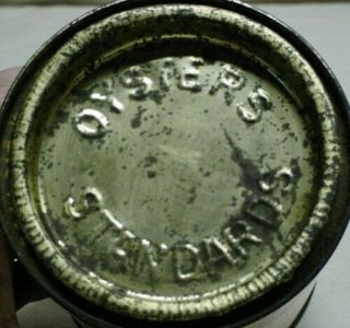Vintage Sailor Girl Oyster Can Oysters Plitt Sons Virginia One Pint 4