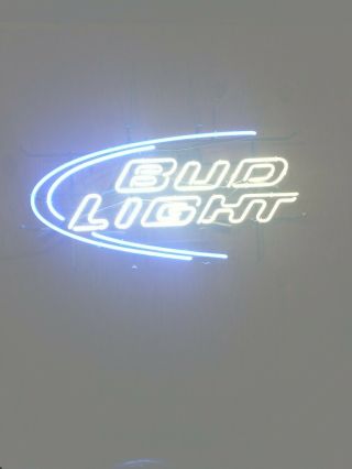 Bud Light Neon Sign Vintage Great Budweiser