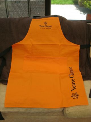 Veuve Clicquot Champagne Sommeliers Apron Tablier In Poly Bag