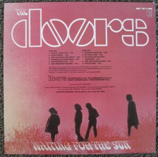THE DOORS WAITING FOR THE SUN LP PSYCH NM - JIM MORRISON 2
