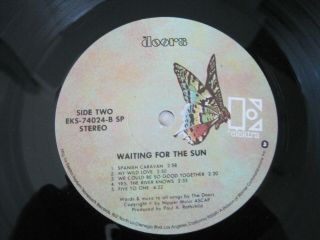 THE DOORS WAITING FOR THE SUN LP PSYCH NM - JIM MORRISON 4