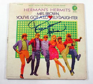 Peter Noone Signed Record Album Herman 