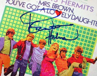 Peter Noone Signed Record Album Herman ' s Hermits Mrs.  Brown w/ AUTO DF018277 2