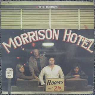 The Doors Morrison Hotel Lp Psych Jim Morrison No Upc Red Elektra Label