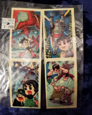 Vintage Astro Boy And Tetsujin 28 Japanese Menko Stickers / Transfers 1960 3