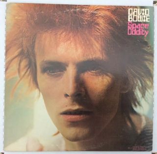 1972 David Bowie Space Oddity Lp Vinyl Record W/ Poster Rca Lsp - 4813