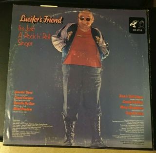 LUCIFER ' S FRIEND 1974 LP I ' M JUST A ROCK ' N ' ROLL SINGER / NEAR M - 2