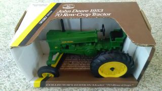 1991 Ertl John Deere 1/16 Diecast 1953 Model 70 Row Crop Tractor Nib