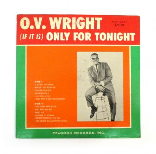 O.  V.  Wright If It Is Only For Tonight 