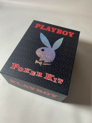 Playboy Poker Kit - Playboy Rare Playing Cards Chips Poker Game
