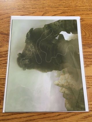 Shadow of the Colossus Playstation 2 PS2 2006 Vintage Game Poster Ad Art PS4 2