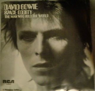 David Bowie Pic Sleeve Space Oddity/the /man Who The World On Rca 45 Rpm