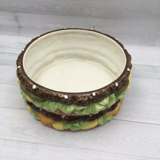 2007 McDonald’s BIG MAC Ceramic Cookie Jar Big Mac Burger 4