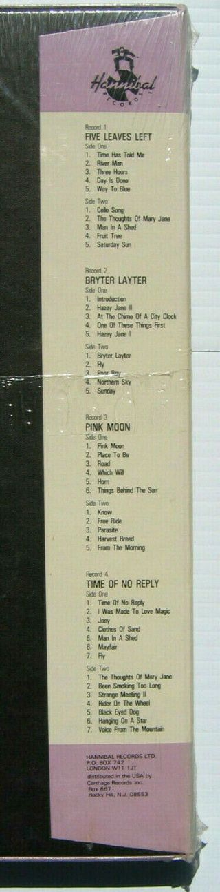 Nick Drake Fruit Tree 4 LP Set Five Leaves Bryter Pink Moon Time Of 3