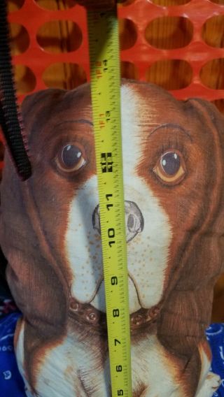 Cut Sew Beagle Vintage Pillow basset hound dog 2