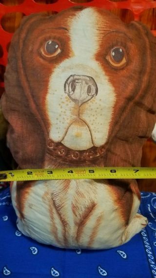 Cut Sew Beagle Vintage Pillow basset hound dog 3
