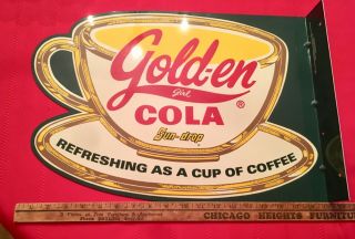 Golden Girl Sun Drop Soda Double Sided Flange Sign 750 Made