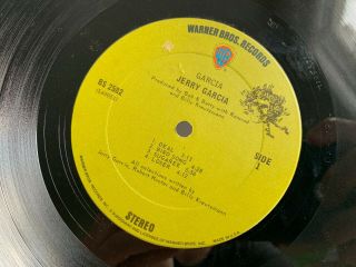 Jerry Garcia Garcia Warner Bros BS - 2582 Nude/Boob Cover - LP Vinyl Record Album 3