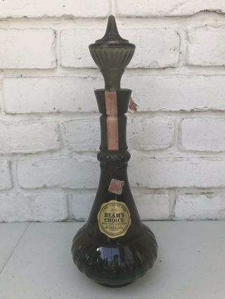 Vintage 1964 Jim Beam I Dream Of Jeannie Smoke Glass Genie Bottle Decanter 14”