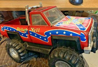 Vintage 1983 Tonka Rebel Yell Chevrolet Mud Runner Pickup Truck Rare Dukes Bin