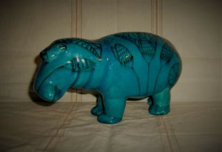 Blue Hippo William Metropolitan Museum Art Nyc Egyptian Faience Hippopotamus