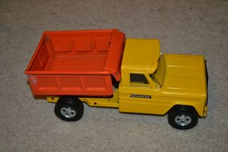 Vintage Structo Kom - Pak Yellow And Orange Dump Truck