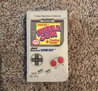 Vintage Game Boy Bubble Gum Amurol Rare Nintendo 1993 Container Only