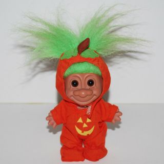 Halloween Troll 5 " Doll Figure Jack O 