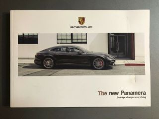 2017 Porsche Panamera " The Panamera " Showroom Advertising Sales Brochure
