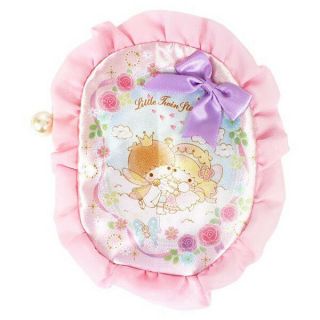 Sanrio Little Twin Stars Kiki Lala Tissue Cosmetic Pouch Rose Ruffle
