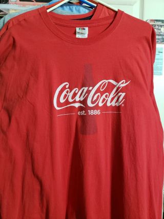 Vintage Coca - Cola Shirt Sz.  Xxl 90s Rare Vtg