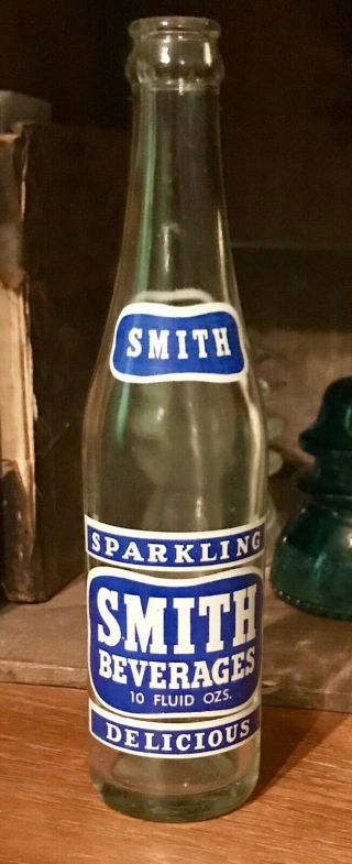 Smith Beverages Acl Soda Bottle,  Columbia,  Missouri