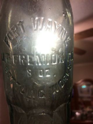 Vintage Fort Wayne Bottling Soda Bottle By J.  F.  Fremion Co 8oz Mug Bottom