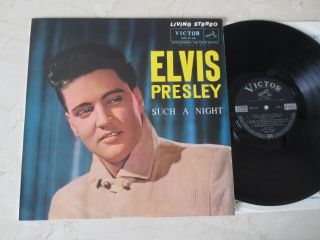Elvis Presley 1963 Japan Only Stereo Lp Such A Night Japanese 2a