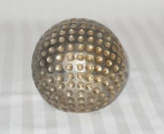 VINTAGE METAL GOLF BALL GOLFING TABLE TOP COLLECTIBLE THERMOMETER 2
