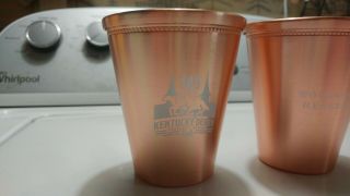 RARE 2019 Kentucky Derby 145 Copper Julep Cup Woodford Reserve Bourbon 2