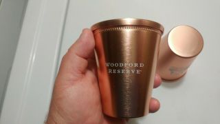 RARE 2019 Kentucky Derby 145 Copper Julep Cup Woodford Reserve Bourbon 7