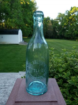 Antique Blob Top Beer Brewery Bottle Arlington Bottling Company Washington Dc