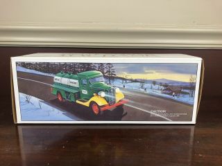 1985 Hess " First Hess Truck Toy Bank " With Both Box Very Limited And Collectivle