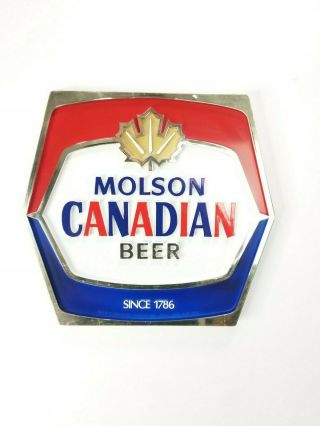 Vintage Molson Ale Canadian Beer Sign Bar Liquor Man Cave Sign 13 "