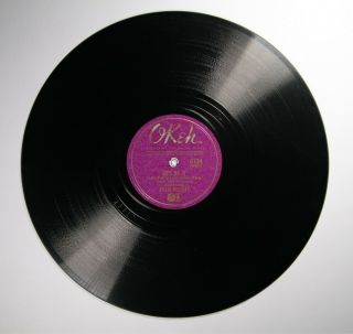 Billie Holiday OKEH 6134 E,  PRE WAR JAZZ 78 4