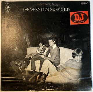 The Velvet Underground Rare 1969 S/t Mgm Se 4617 Lp Yellow Label Promo