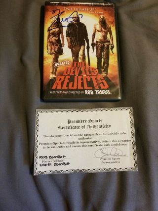 The Devils Rejects Directors Cut Signed Autographed Rob Zombie Sheri Moon