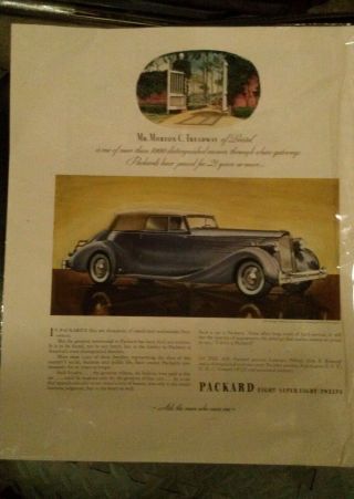 1935 Packard Advertisement