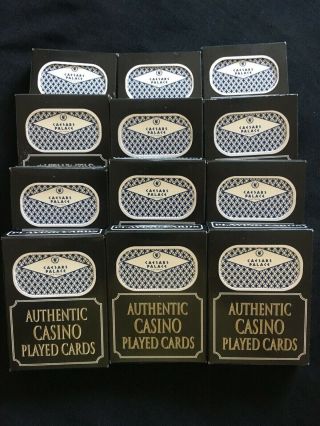 Caesars Palace Authentic Casino Playing Cards 12 Pack