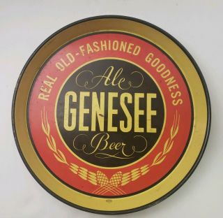 Genesee Brewing Co.  Beer Tray - " Real Old - Fashioned Goodness " - Vintage