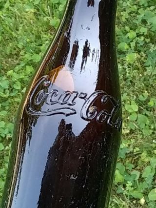 Coca - Cola Cincinnati amber coke bottle old OH soda pop Ohio antique bottles 5