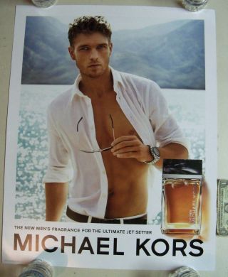 Michael Kors For Men Cologne Advertising Poster 22x28 " Benjamin Eidem