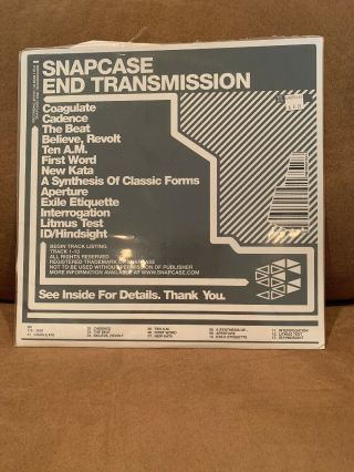 Snapcase End Transmission Blue Vinyl The Bronx Deftones Sick Of It All