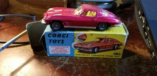 Vintage Corgi Toys | MIB | 1963 Chevrolet Corvette Stingray | No.  310 2